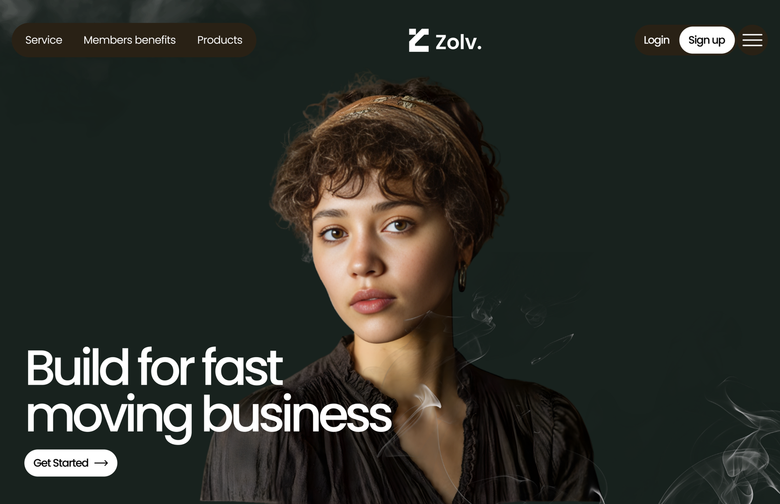Zolv UI design project by Anine® Agency