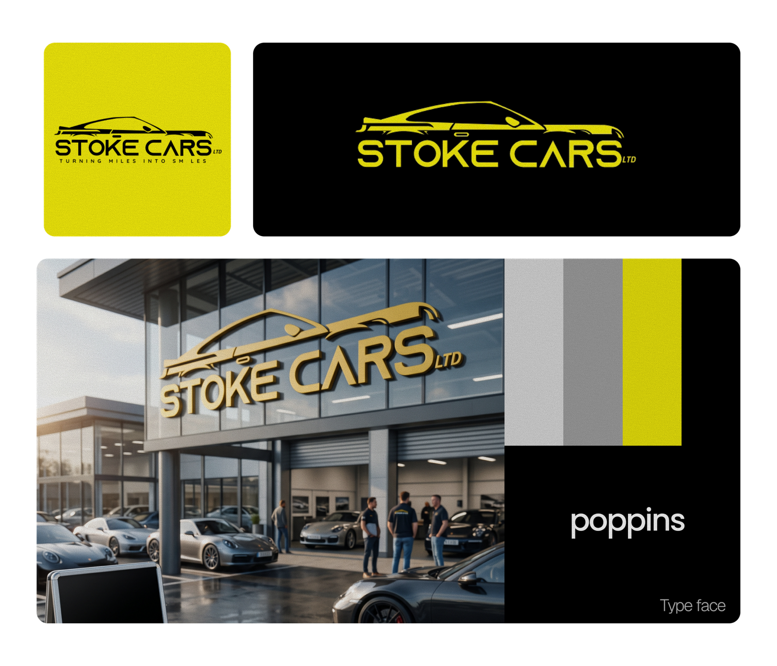Stoke Car brand identity project by Anine® Agency
